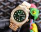 Best Quality Copy Rolex Submariner Iced Watches Olive Green Dial Diamond Center Band (4)_th.jpg